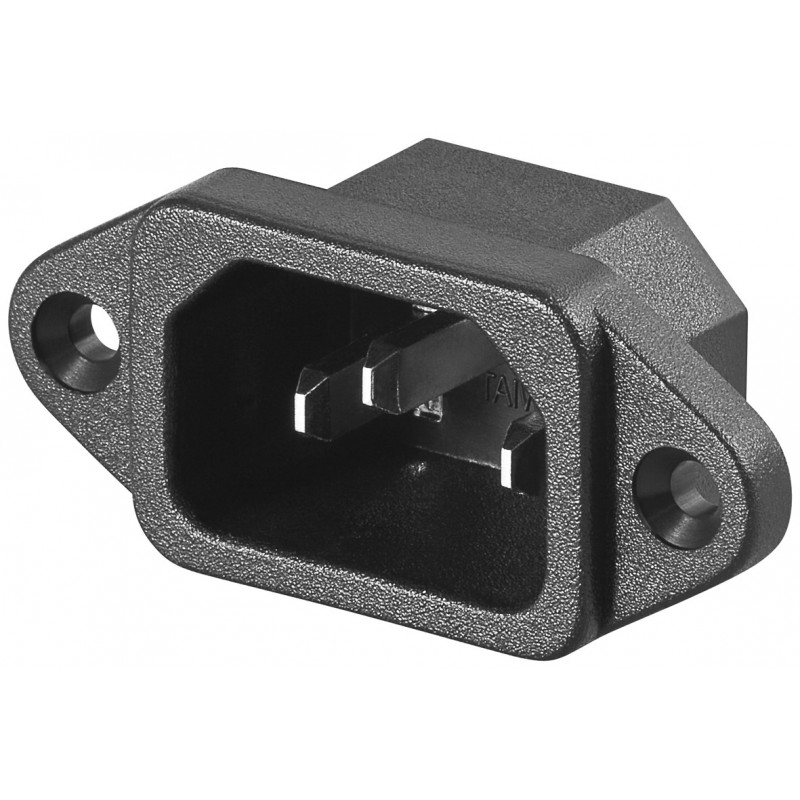 CONECTOR ALIMENTACION C14 MACHO CHASIS
