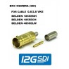 CONECTOR BNC HEMBRA 0.6/2.8 HD 12G GOLD