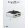 SWITCH HDMI 2 ENTRADAS 1 SALIDA "BOTON"