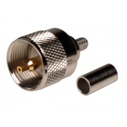 CONECTOR UHF PL259 RG58 MACHO CRIMPAR