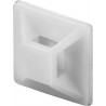 BASE AUTOADHESIVA BRIDA 19x19mm BLANCA