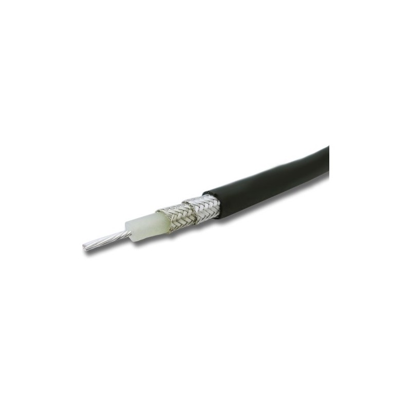 CABLE COAXIAL RG214 MIL (2.25/7.25) NEGR