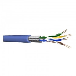 CABLE FTP CAT6 RIGIDO AZUL...