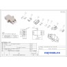 ADAPTADOR F.O. LC DUPLEX MULTIMODO