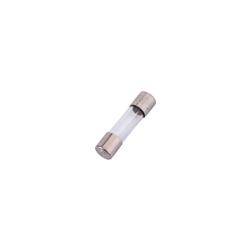 FUSIBLE CILINDRICO CRISTAL 5X20mm 2A