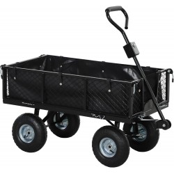 CARRO DE CARGA HASTA 300Kg NEGRO