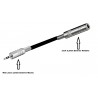 CABLE MINIJACK M ST-JACK 6,3 H ST 0,5M