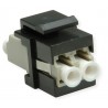 ADAPTADOR F.O. LC DUPLEX MM KEYSTONE NEG