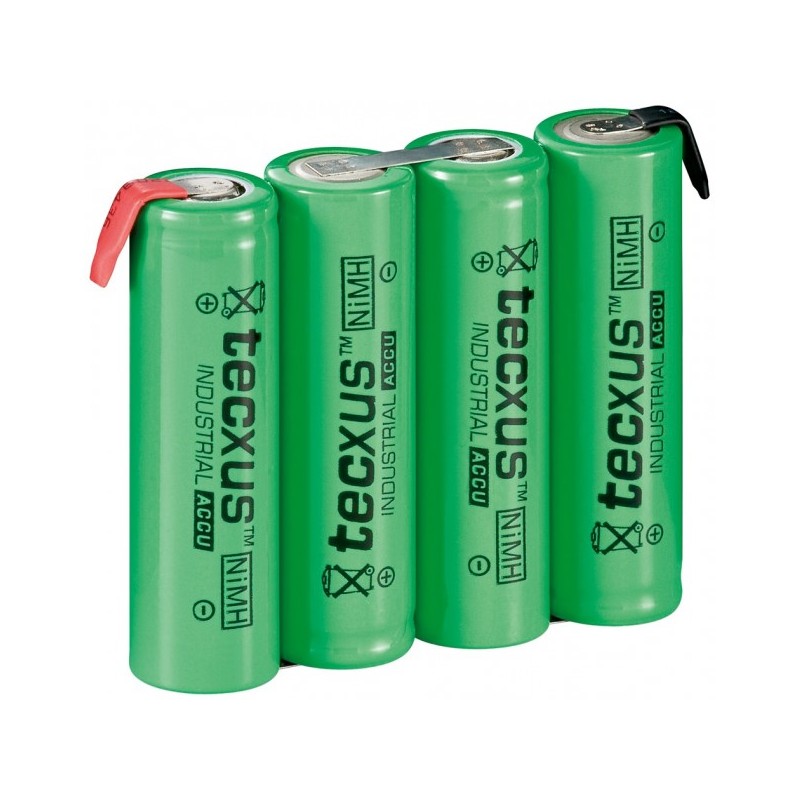 RETRACTIL 4xPILAS AA HR6 4.8V 2100mAh RE