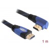 CABLE HDMI M Recto-M Codo lateral 4K 1M