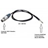 CABLE AUDIO BANTAM 4,4 ST M-XLR3 H 1Mts