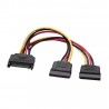 CABLE ALIMENTACION DOBLE SATA 20cm
