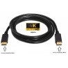 CABLE DISPLAYPORT M-M 4K V.1.2 2M NEGRO