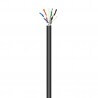 CABLE FTP CAT6 RIGIDO NEGRO EXTERIOR