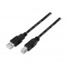 CABLE USB A-B 2.0 M-M 1,8MTS NEGRO
