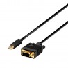 CABLE MINIDP M-VGA MACHO 2M V.1.2 NEGRO