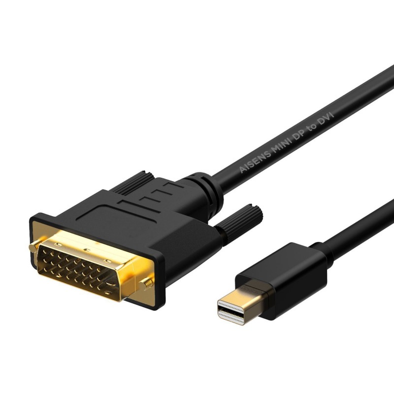 CABLE MINIDP M-DVI M 2M NEGRO