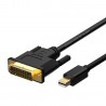 CABLE MINIDP M-DVI M 2M NEGRO