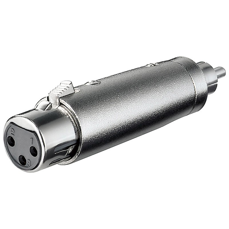 ADAPTADOR XLR3 HEMBRA-RCA MACHO