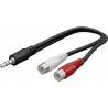 CABLE MINIJACK M-2xRCA H 0,2M PARALELO N