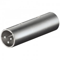 ADAPTADOR XLR3 MACHO-MACHO