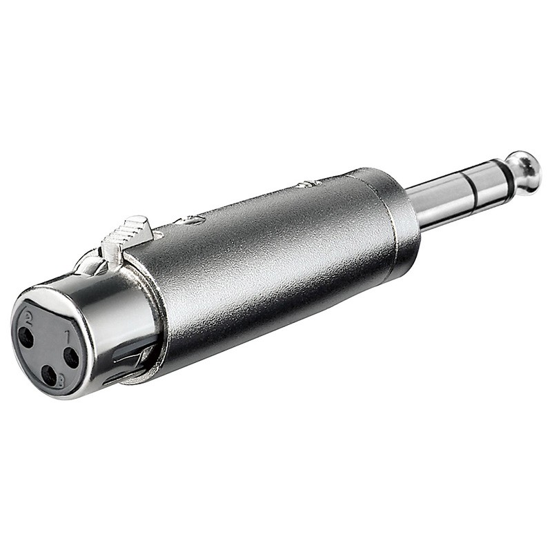 ADAPTADOR XLR3 H-JACK 6,3 M ST