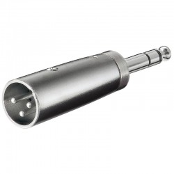 ADAPTADOR XLR3 M-JACK 6,3 M ST