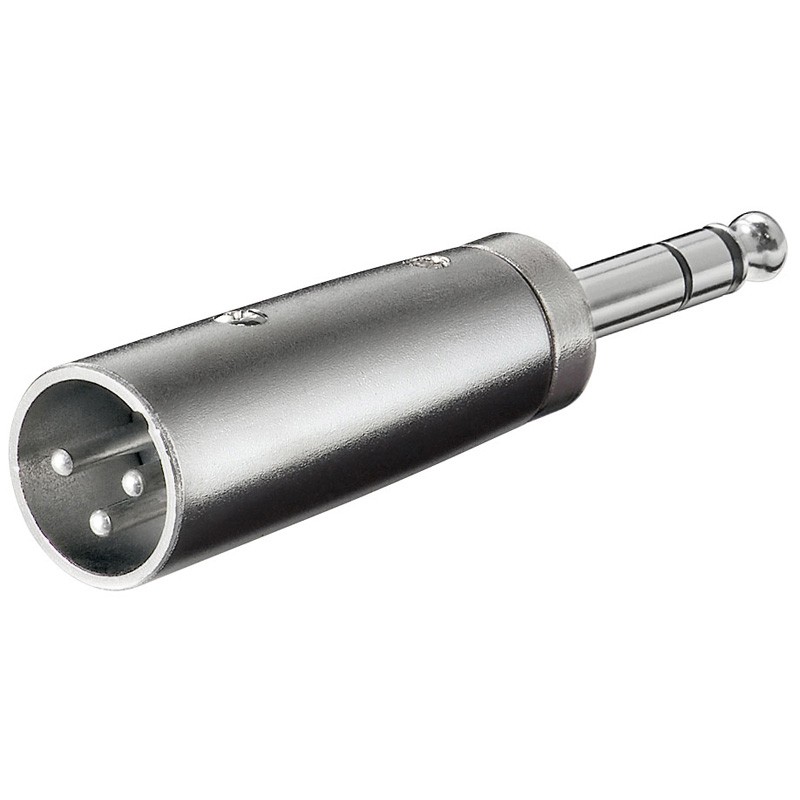 ADAPTADOR XLR3 M-JACK 6,3 M ST