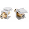 ADAPTADOR RCA KEYSTONE H-H BLANCO