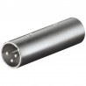 ADAPTADOR XLR3 MACHO-MACHO