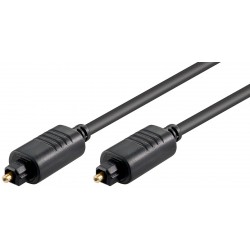 CABLE AUDIO TOSLINK M-M 10MTS NEGRO