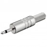 CONECTOR MINIJACK M 3,5mm MONO NIKEL