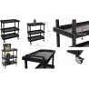 CARRO HERRAMIENTAS TALLER PLASTICO NEGRO