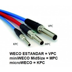 CABLE miniWECO MIDSIZE M-M HD 90cm VERDE