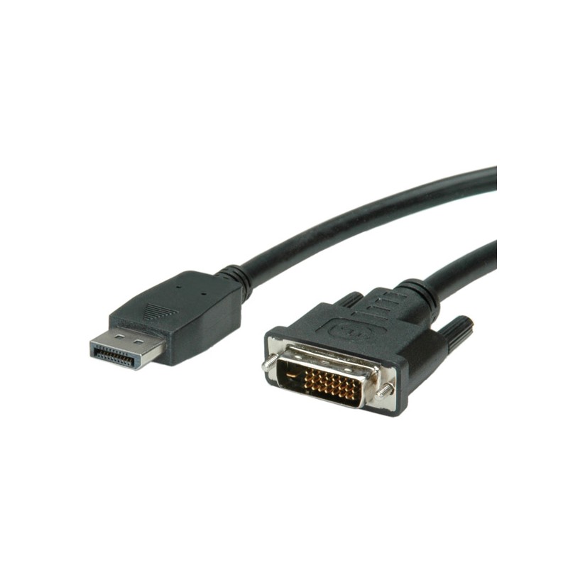 CABLE DISPLAYPORT M-DVI-D M 1M NEGRO