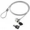 CABLE SEGURIDAD ACERO 4,5mm Ø CERRADURA