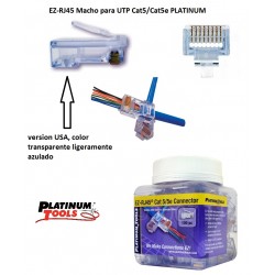 CONECTOR EZ-RJ45 MACHO UTP CAT5/5e
