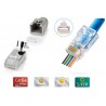CONECTOR EZ-RJ45 MACHO FTP CAT6A
