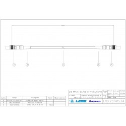 CABLE FFA.0A-0.6/2.8 VI-FFA.0A/50/HD 50c