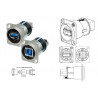 CONECTOR USB 3.0 TIPO A-B REVER. NEUTRIK