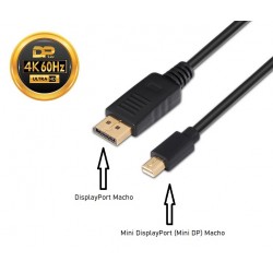 CABLE MINIDP M-DISPLAYPORT M 3M 4K@60Hz
