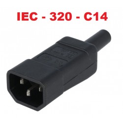CONECTOR ALIMENTACION C14 MACHO KAISER