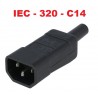 CONECTOR ALIMENTACION C14 MACHO KAISER