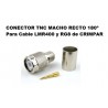 CONECTOR TNC MACHO LMR400 RG8 RECTOCRIMP