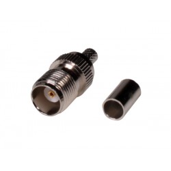 CONECTOR TNC HEMBRA RG58 RG223 CRIMPAR