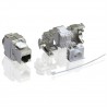 CONECTOR RJ45 HEMBRA SFTP CAT6A BLINDADO