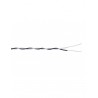 CABLE PARAFINADO 2X0,6 BLANCO-NEGRO