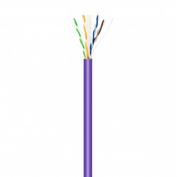 CABLE UTP CAT6 RIGIDO VIOLETA LSZH