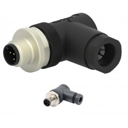 CONECTOR M12 MACHO 5P CODO...