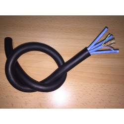 CABLE 4xUTP CAT6 NEGRO GOMA